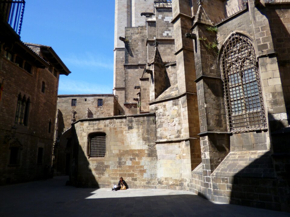 Spain building woman