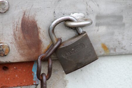 Castle padlock completed