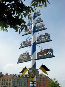 Bavaria maypole viktualienmarkt