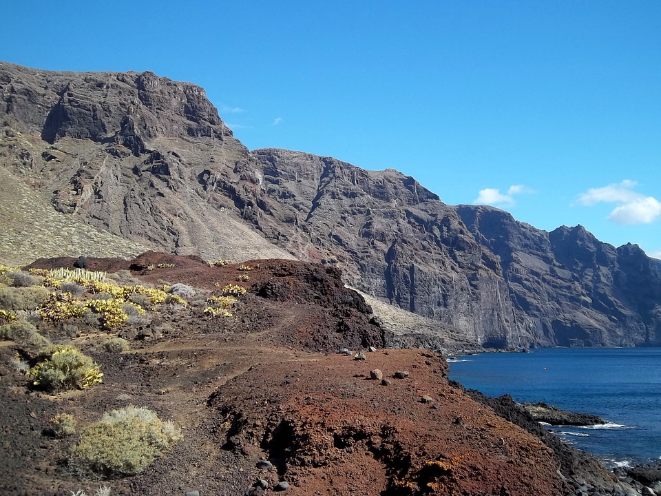 Nature coast line landscape