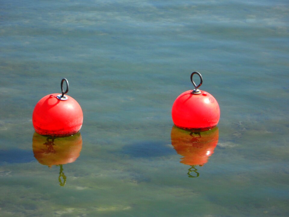 Two pair mirroring water