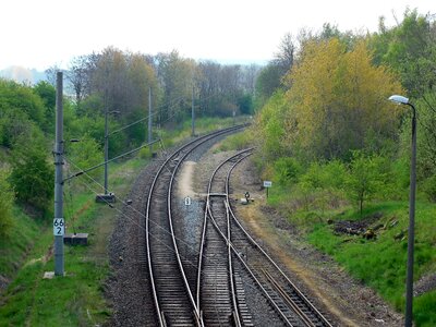 Gleise railway bridge track photo