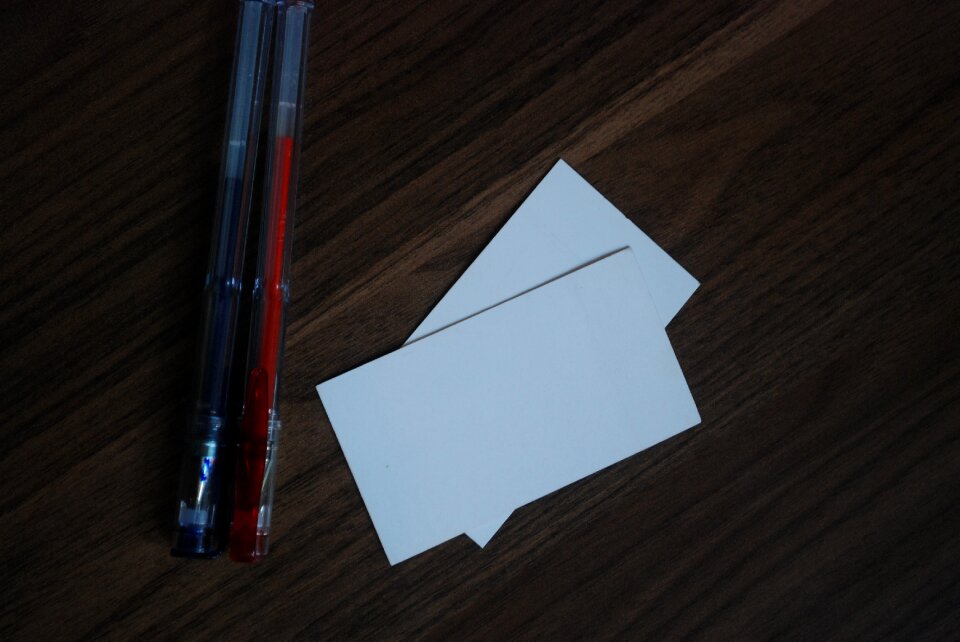Gel business card business cards