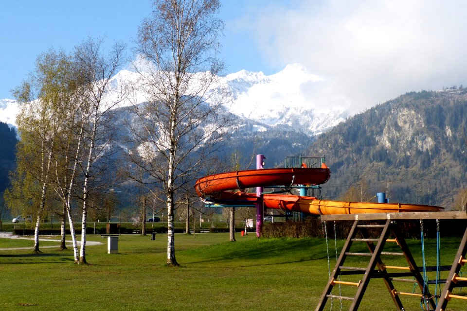 Water slide uttendorf high tauern