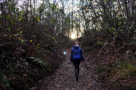 Trail walk meditation