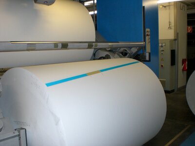 Paper roll publisher newspaper