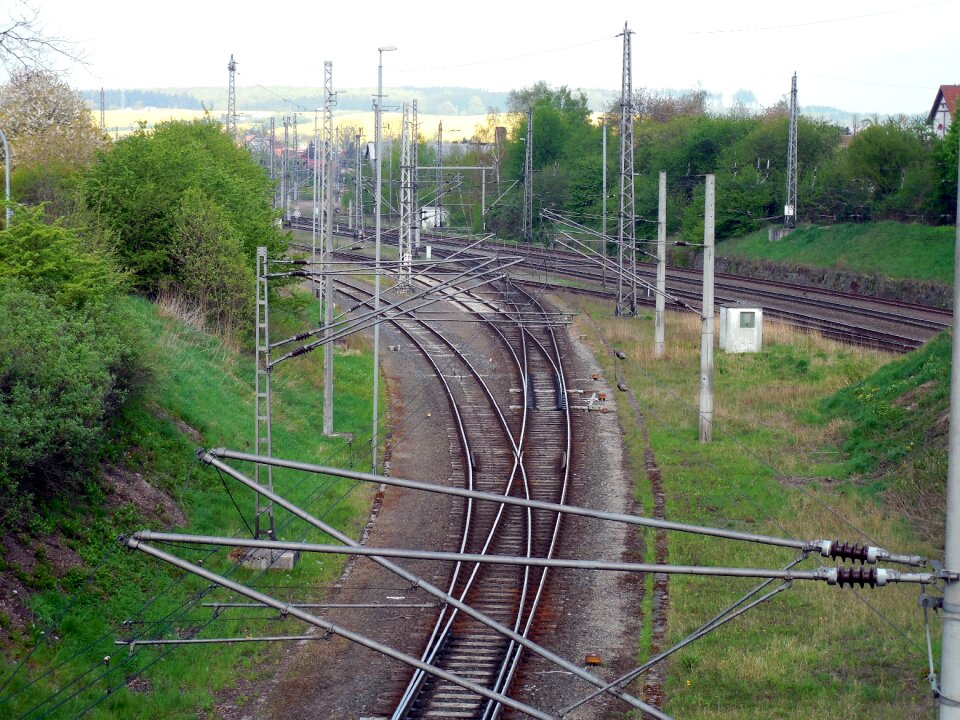 Gleise railway bridge track
