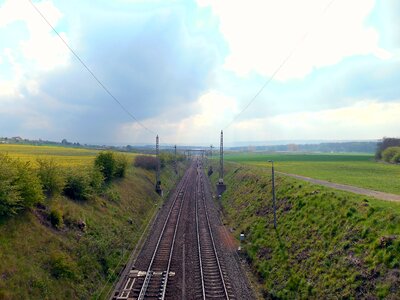 Gleise railway bridge track photo