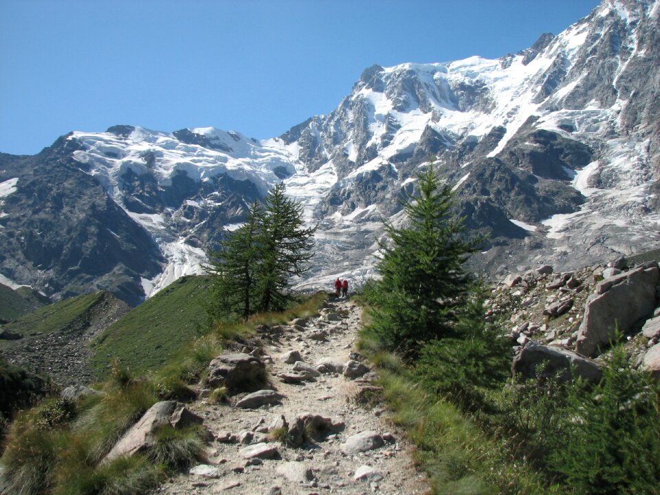 Trekking nature hiking