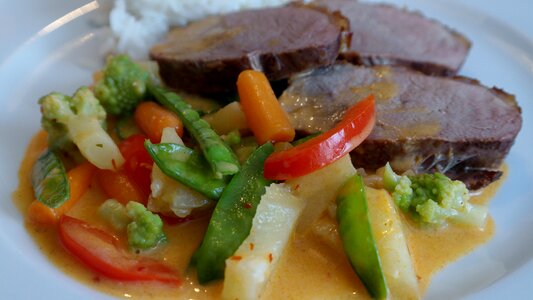 Crispy duck duck food