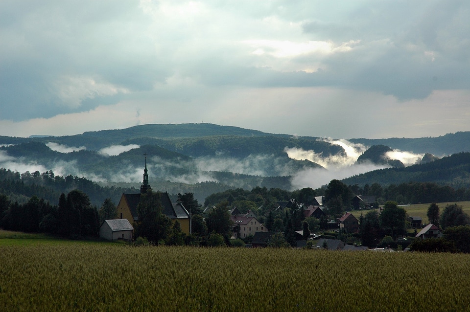 Saxon switzerland dresden the cloud