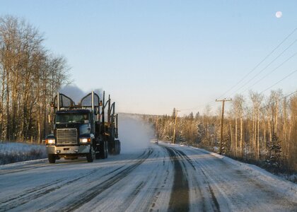 Heavy equipment technic forestry