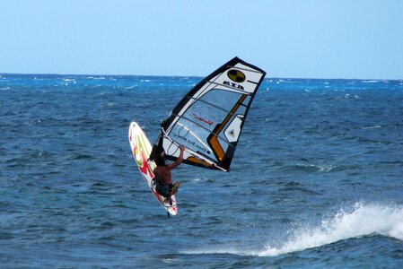 Windsurfing surfing windsurfer photo