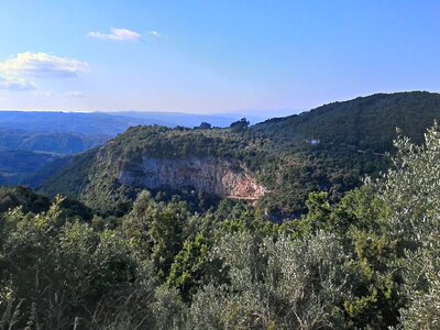 Greek trail forest