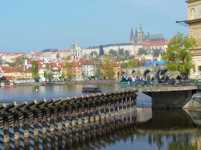 Czech republic moldova prague castle photo