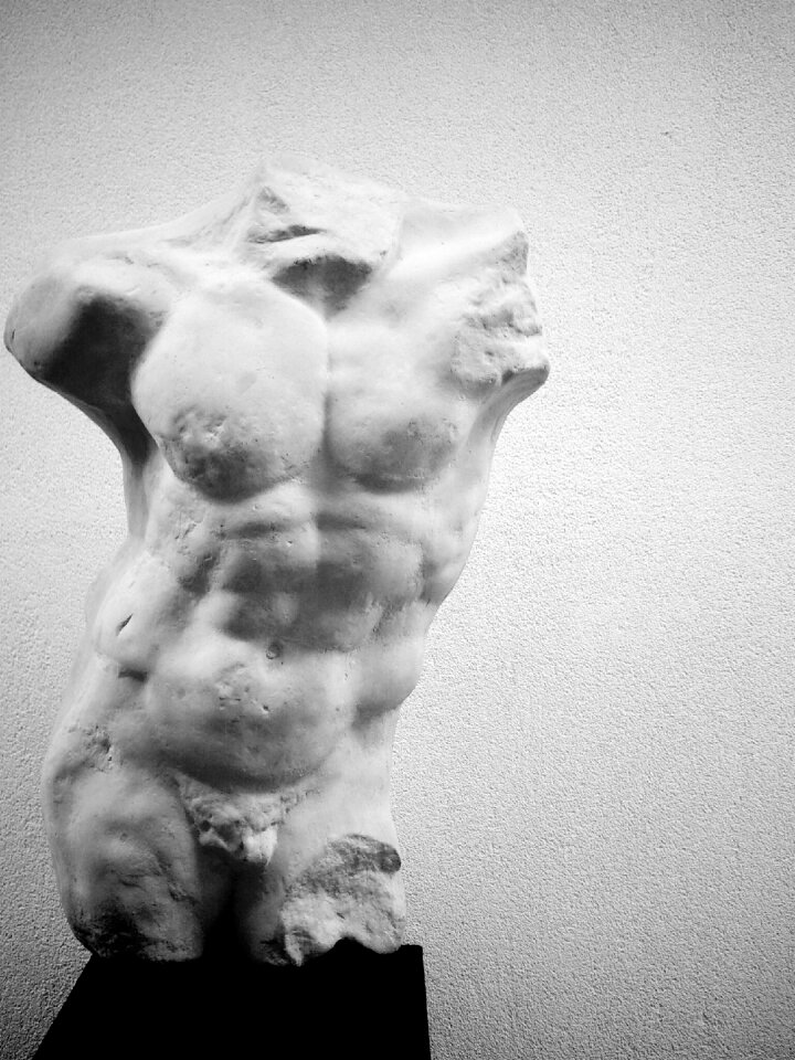Torso stone statue statue