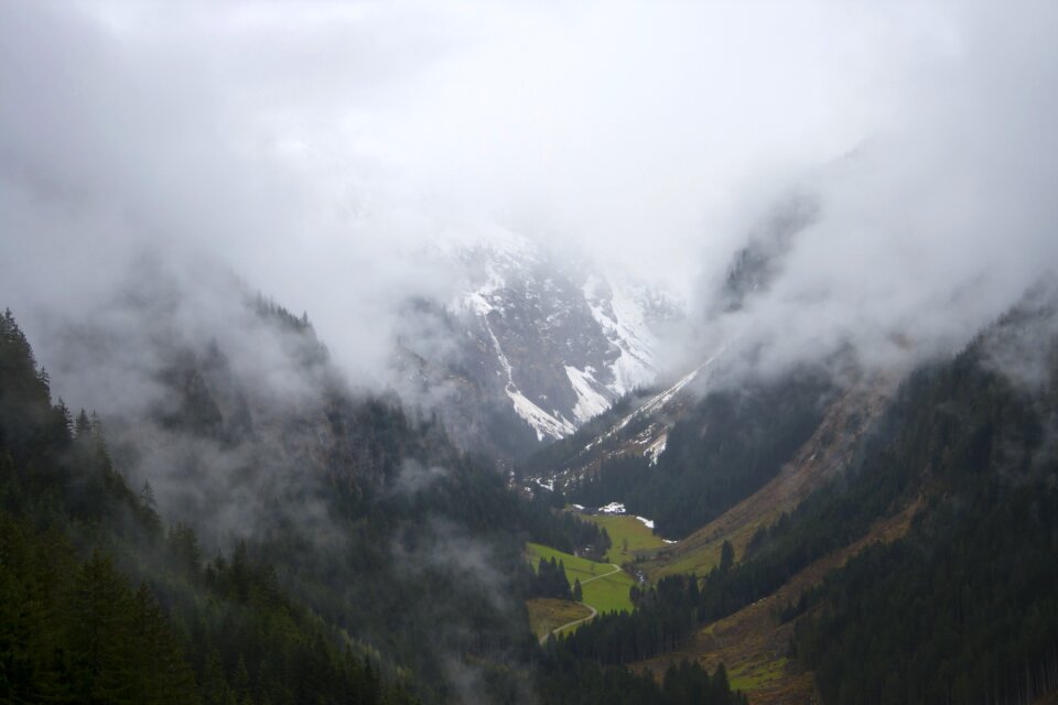 Mountains hill landscape photo