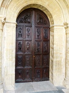 Decorated portal church historically photo