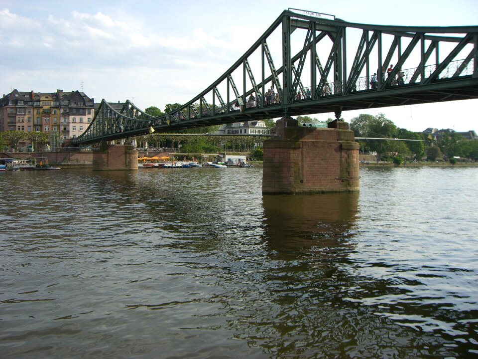 Frankfurt main bridge