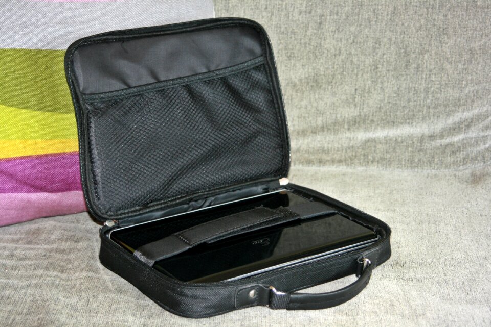 Close up notebook laptop