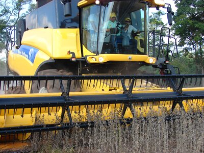 Agricultural machine grains farm photo