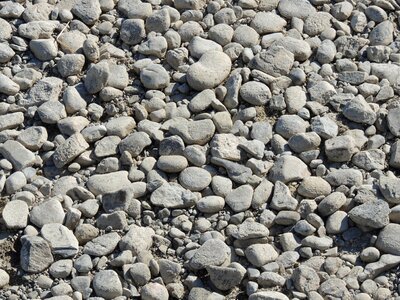 Nature bank gravel bed photo