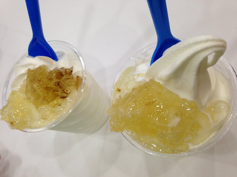 Honey crisps ice cream honey chip ice cream