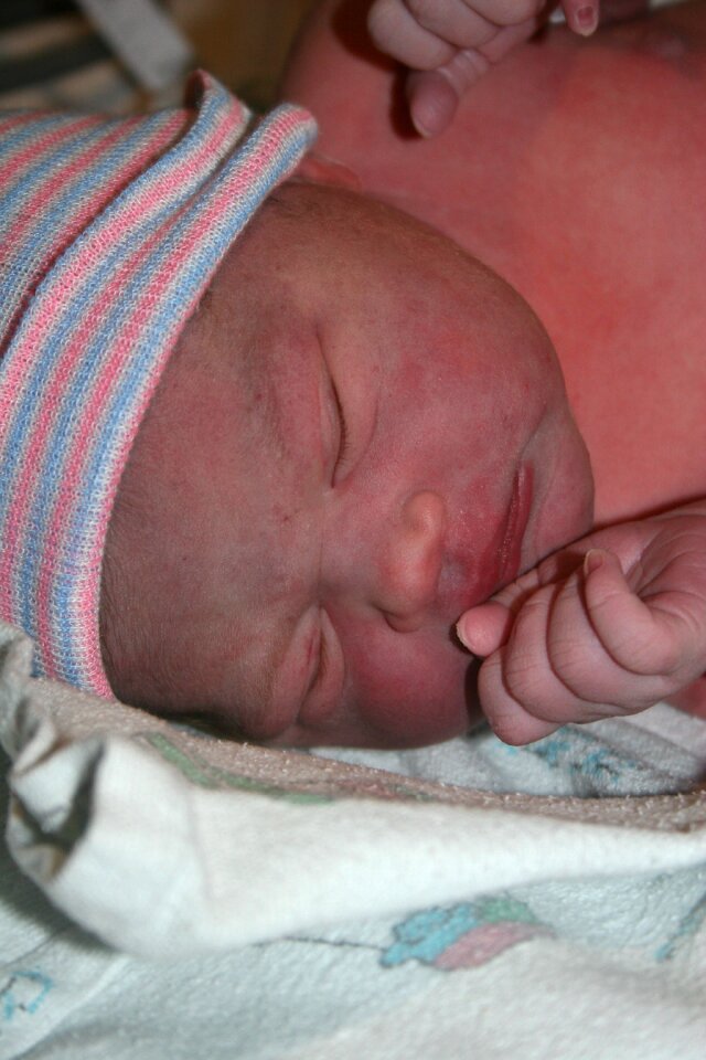 Sleeping birth face