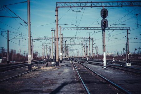 Railway train rail photo