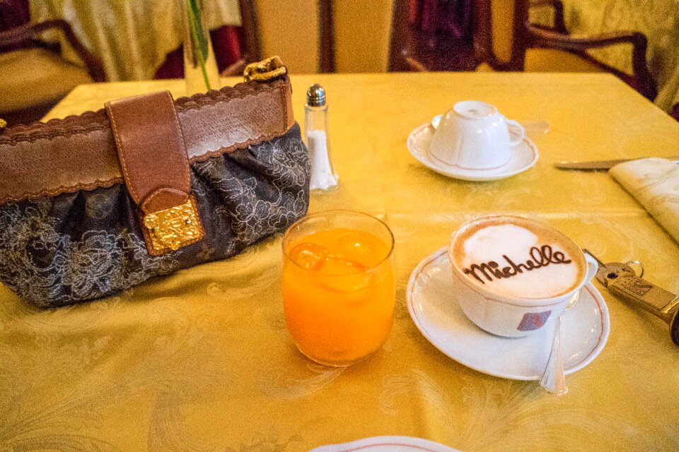 Hotel breakfast louis vuitton