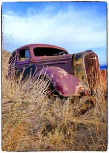 Car transportation vintage photo