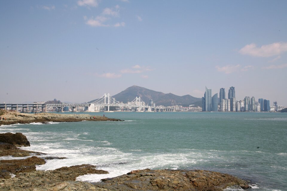 Sea gwangalli waves