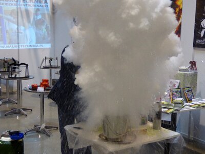 Preview liquid nitrogen smoke photo