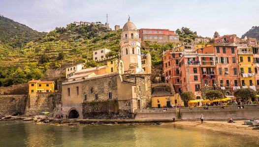 Amalfi coast buildings scenic photo