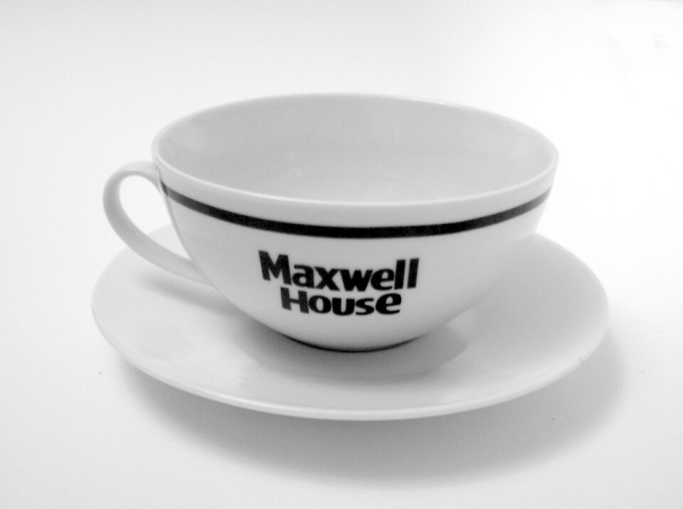 Coffee the dish saucer