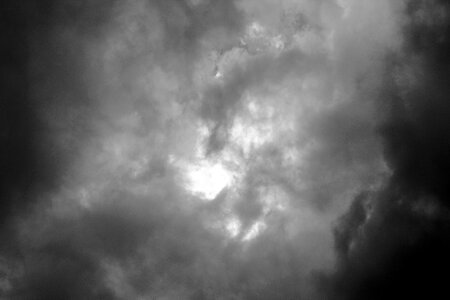 Dark sky rain photo