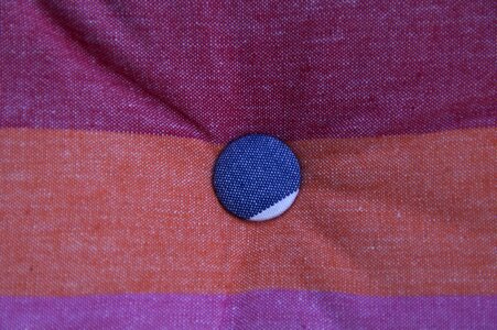 Button fabric coating fabric covered photo