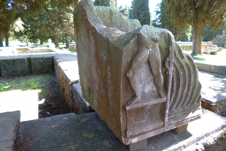 Archaeological site ruins stone