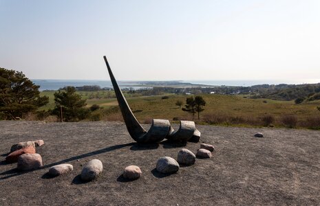 Baltic sea art sculpture