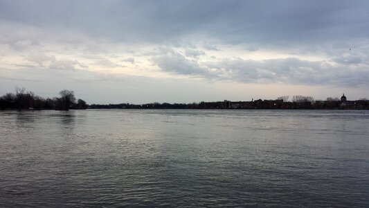 Cloud dark waterscape
