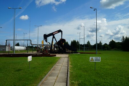 Pumpjack petroleum mine
