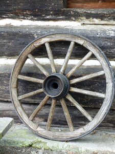 Near the car car wooden