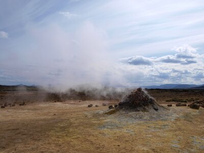 Iceland landscape volcano photo