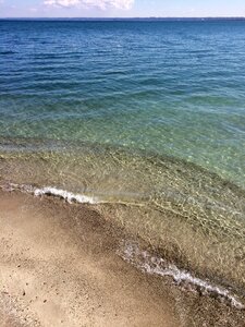 Waves shore shoreline