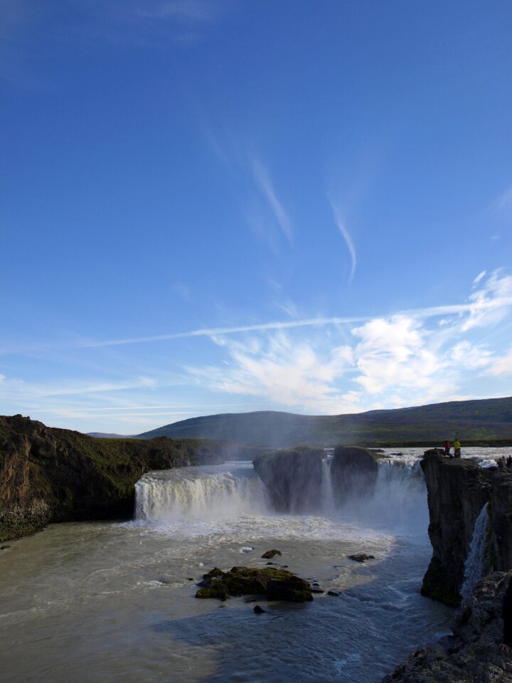 Landscape waterfall water