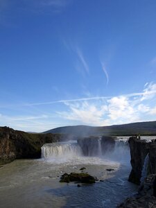 Landscape waterfall water