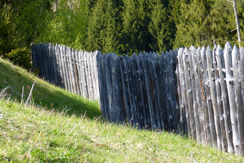 Military fence fence wood fence