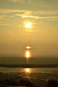 Sunset baltic sea rügen