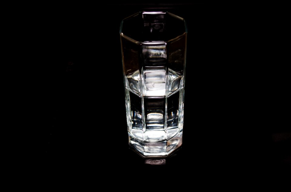 Glass drink crystal
