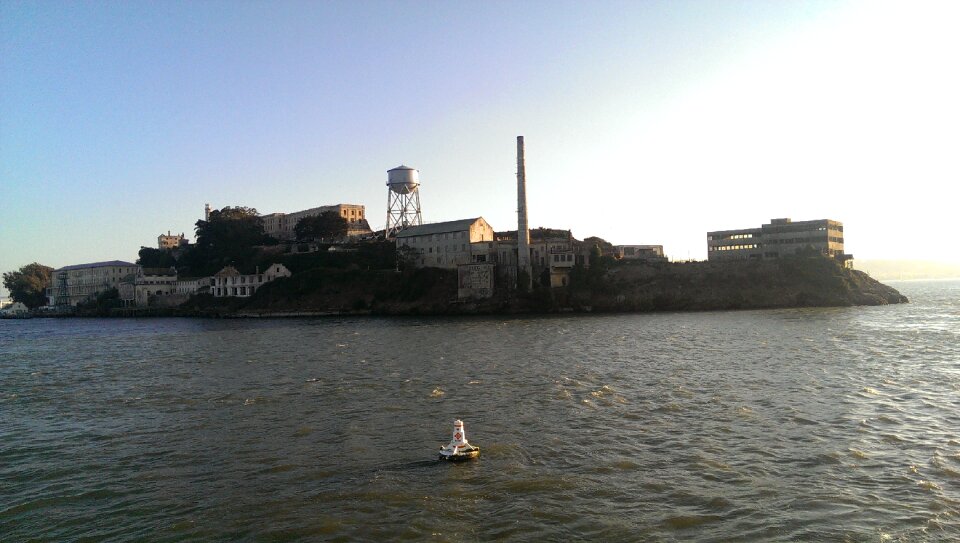 Alcatraz island prison california photo